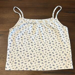 Brandy Melville Floral Tank Top